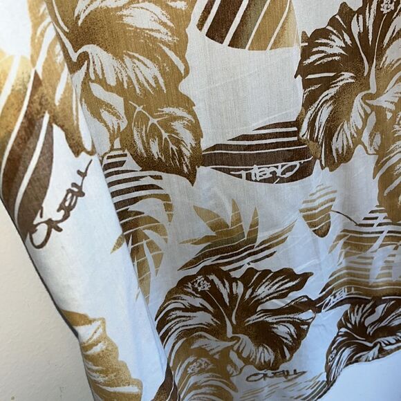 EXCELLENT CONDITION MEN’S LARGE O’NEILL SHORT-SLEEVED BUTTON DOWN SHIRT - Picture 6 of 7